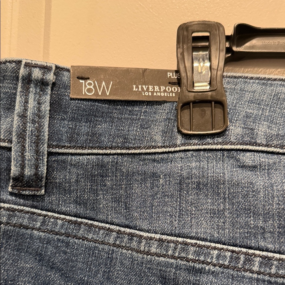 Liverpool Dark Blue Bootcut Jeans | Sz 18W - Picture 6 of 9